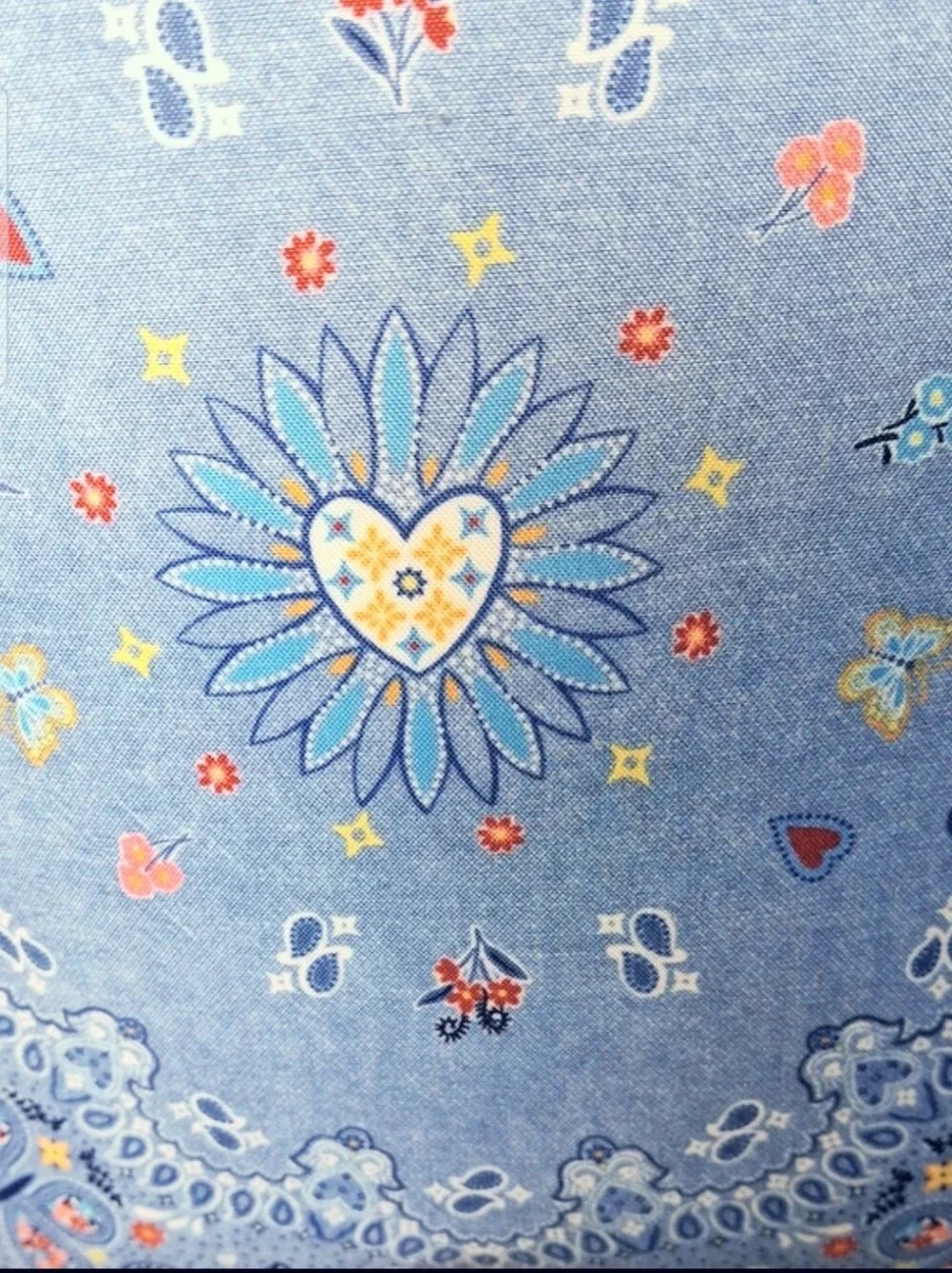 Brighton Bandana Love Denim Backpack